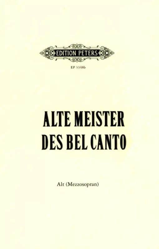 Alte Meister des Bel Canto (0)
