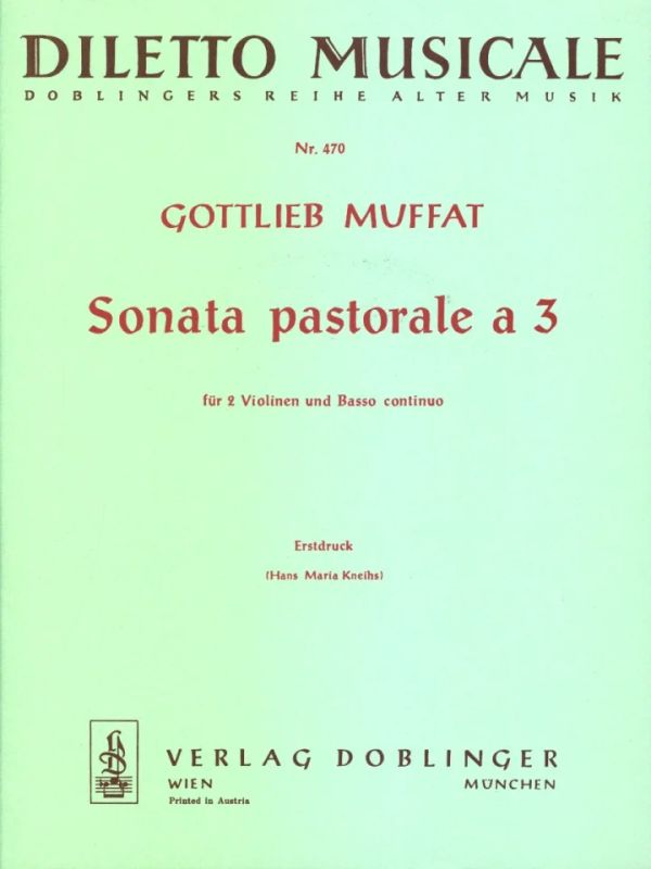Gottlieb Muffat - Sonata pastorale a tre D-Dur