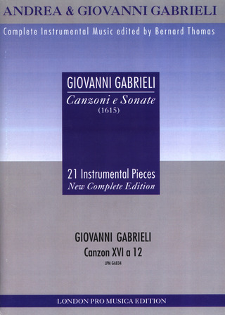 Giovanni Gabrieli - Canzon 16 A 12 - Canzoni E Sonate (1615)