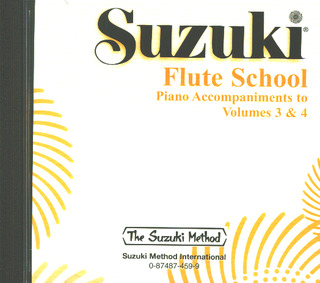 Suzuki Flute School CD, Volume 3 & 4 Piano Acc.