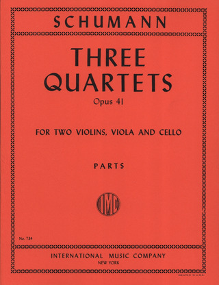 Robert Schumann - 3 Quartetti Op. 41