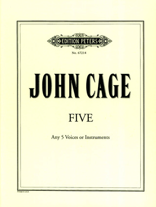 John Cage: Five
