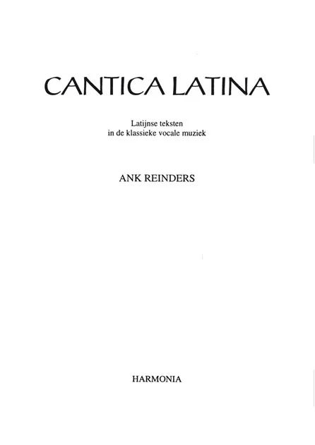 Cantica Latina