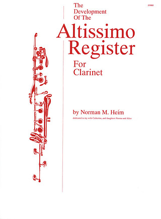 Development Of The Altissimo Register