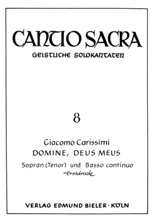 Giacomo Carissimi - Domine Deus Meus