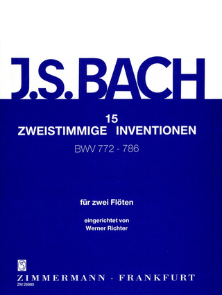 Johann Sebastian Bach - 15 zweistimmige Inventionen BWV 772-786