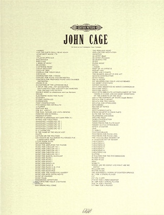 John Cage - Seven For 7Instruments