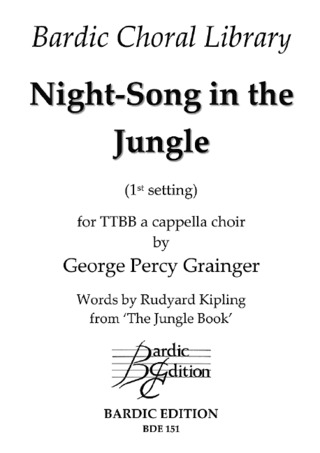 Percy Grainger - Night Song in the Jungle (1st setting)