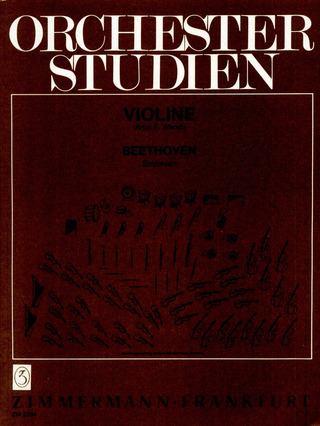 Ludwig van Beethoven: Orchesterstudien Violine/Violin