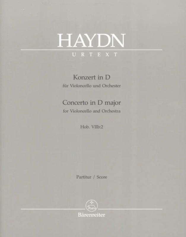 Joseph Haydn - Konzert für Violoncello und Orchester D-Dur Hob. VIIb:2