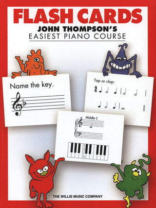 John Thompson's Easiest Piano Course Flash Cards