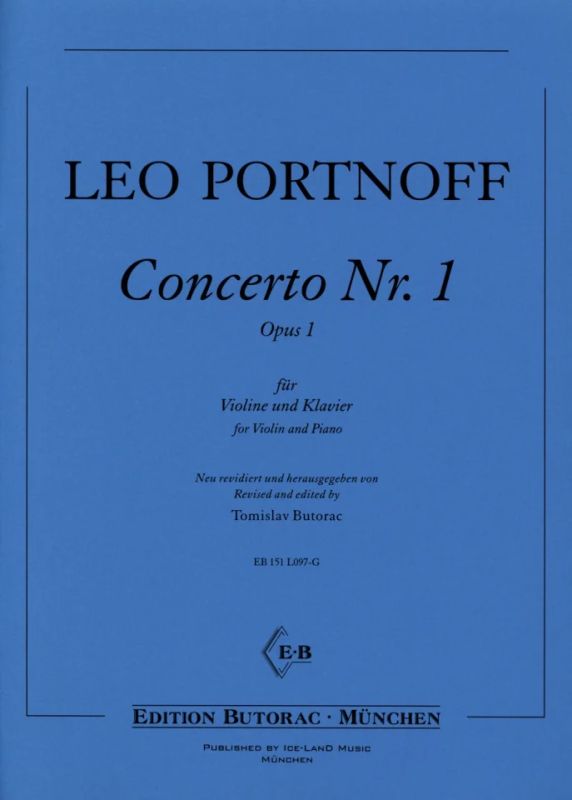 Leo Portnoff - Concerto Nr. 1 op. 1