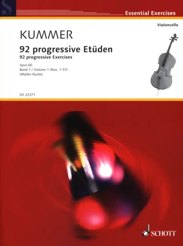 Friedrich August Kummer - 92 progressive Etüden op. 60/1