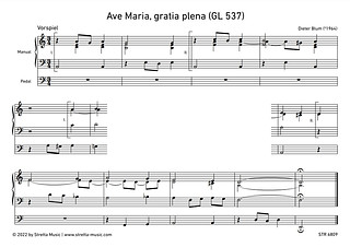 Dieter Blum - Ave Maria gratia plena (GL 537)