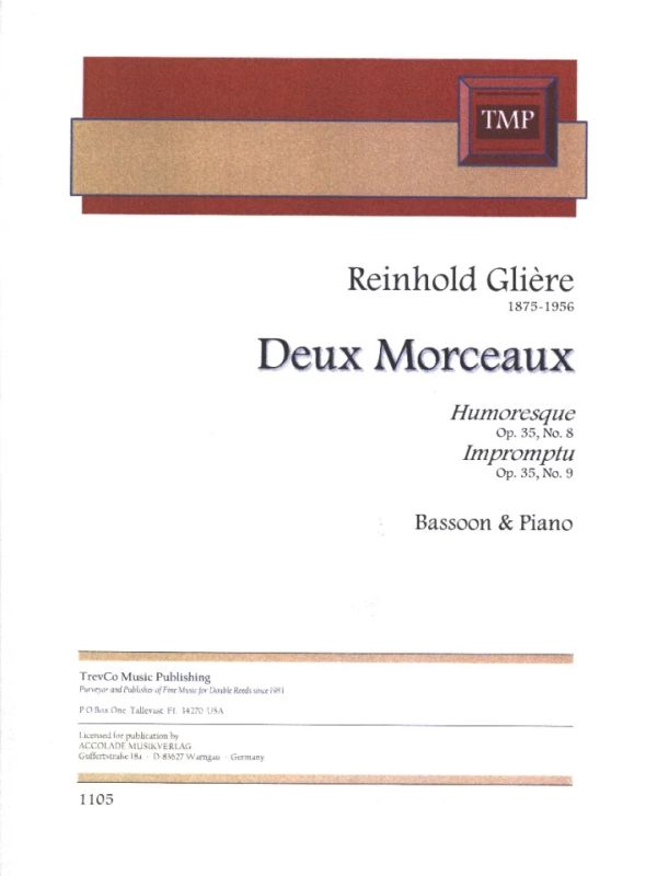 Reinhold Glière - Humoreske und Impromptu op. 35/8–9