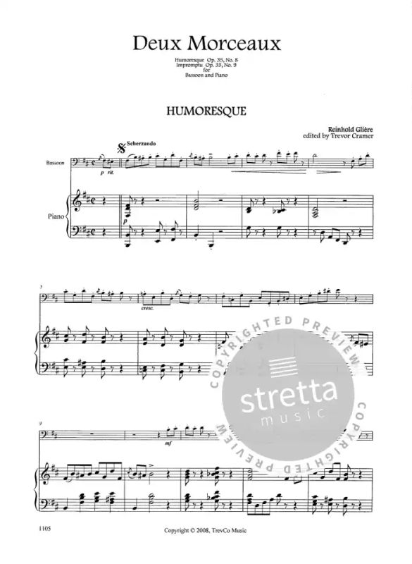 Reinhold Glière - Humoreske und Impromptu op. 35/8–9 (1)