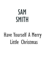 Hugh Martin et al. - Have Yourself A Merry Little Christmas