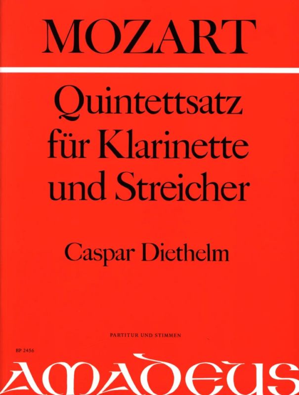 Wolfgang Amadeus Mozart - Quintettsatz B-Dur Kv 91 (516c)