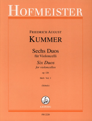 Friedrich August Kummer - Sechs Duos 1 op. 126