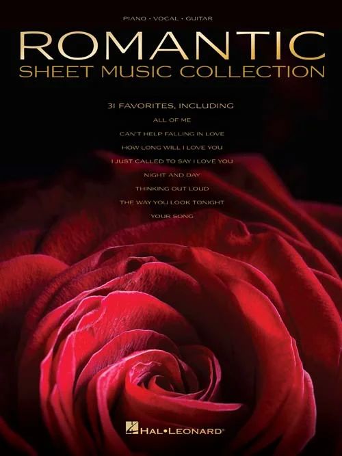 Romantic sheet music collection