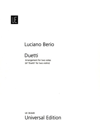 Luciano Berio: Duetti