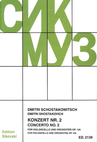 Dmitri Chostakovitch - Concerto No. 2 for Violoncello and orchestra op. 126