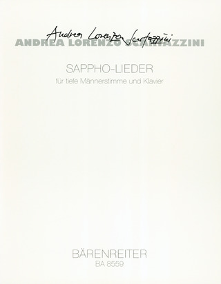 Andrea Lorenzo Scartazzini - Sappho-Lieder