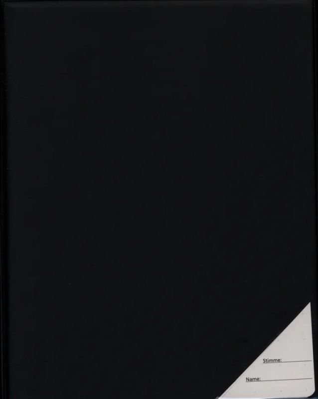 Notenmappe A4 25x32cm hoch 20mm Rücken schwarz