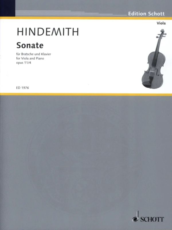 Paul Hindemith - Sonate op. 11/4