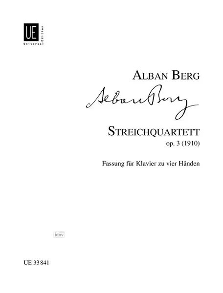 Alban Berg - Streichquartett op. 3 (0)