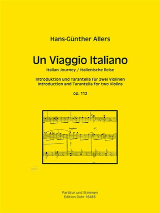 H. Allers - Un Viaggio Italiano op. 112