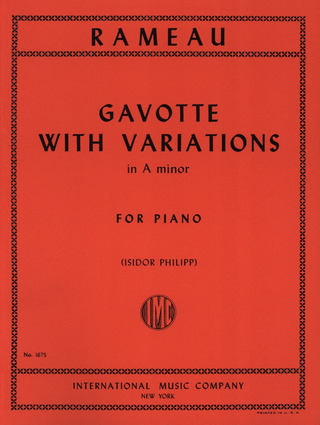 Jean-Philippe Rameau - Gavotte with Variations