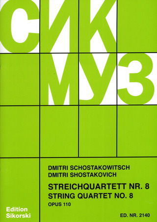 Dmitri Sjostakovitsj - String Quartet No. 8 op. 110
