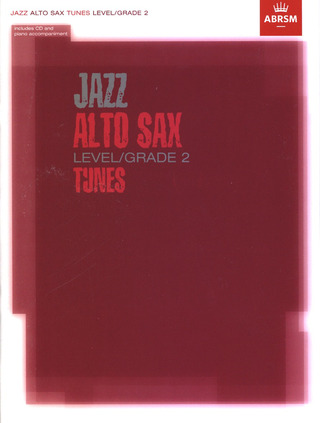 Jazz Alto Sax Tunes Level/Grade 2 (Book/CD)