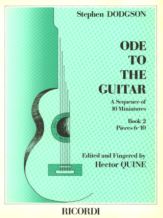 Stephen Dodgson - Ode To The Guitar Bk2 (Nos 6-10) Gtr