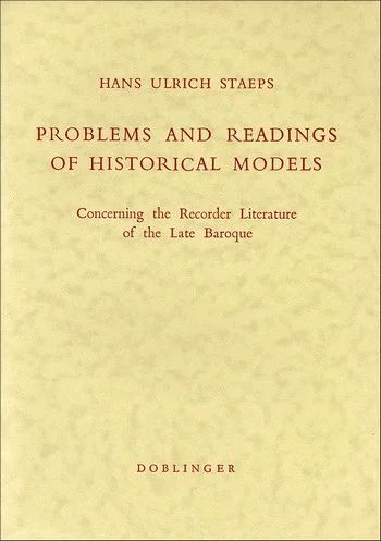 Hans Ulrich Staeps - Problems and Readings of Historical Models