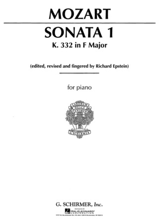 Wolfgang Amadeus Mozart - Sonata No. 1 in F K332