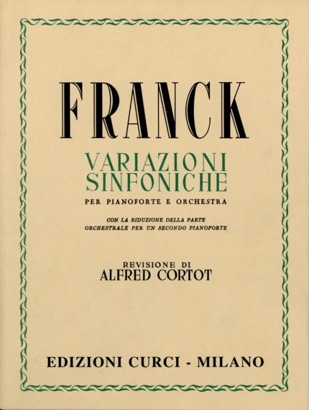 César Franck - Variazioni sinfoniche per pianoforte e orchestra