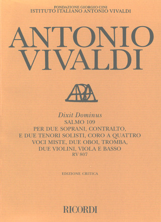 Antonio Vivaldi et al. - Dixit Dominus Salmo 109 Rv 807