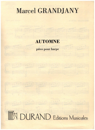 Marcel Grandjany - Automne Piece Pour Harpe