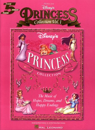 Disney's Princess Collection Volume 1 Five Finger Piano