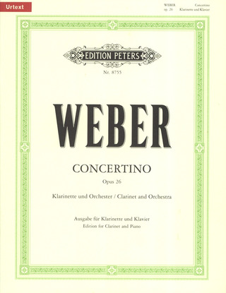 Carl Maria von Weber - Concertino für Klarinette und Orchester op. 26