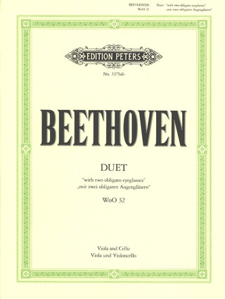 Ludwig van Beethoven - Duett "mit 2 obligaten Augengläsern" Es-Dur WoO 32