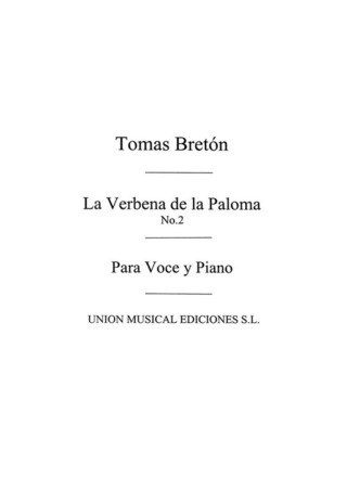 Tomás Bretón y Hernández: Coplas de Don Hilarion 2
