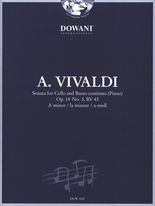 Antonio Vivaldi - Sonate für Violoncello und Basso continuo (Klavier) a-moll op. 14/ 3, RV 43