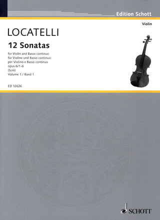 Pietro Antonio Locatelli - 12 Sonatas op. 6/1 – 6