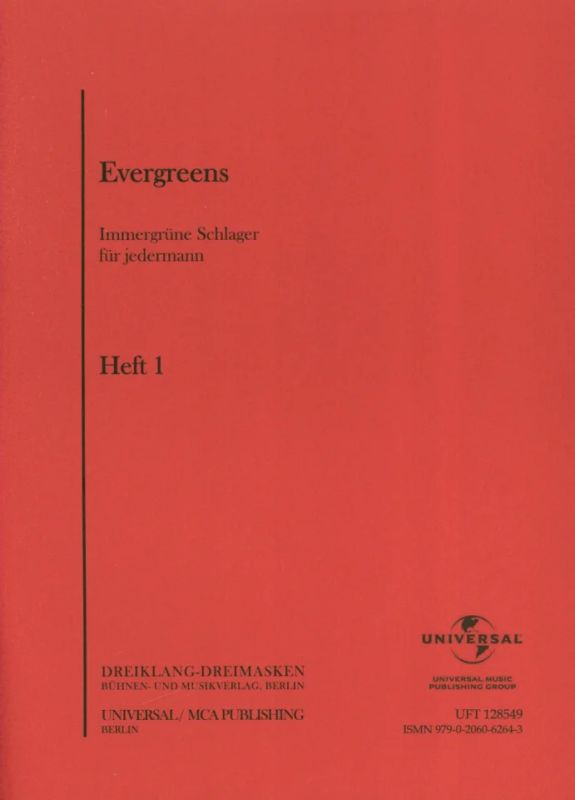Evergreens, Heft 1