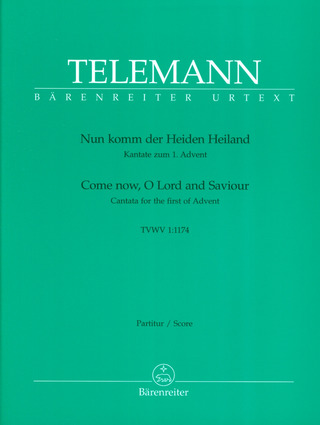 Georg Philipp Telemann - Nun komm der Heiden Heiland TWV 1:1174