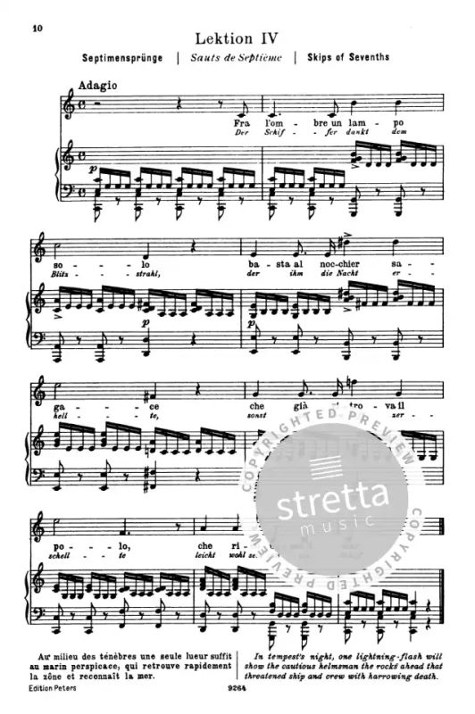 Nicola Vaccai: Metodo pratico di Canto Italiano – mittlere Stimme (3)