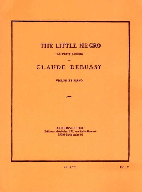 Claude Debussy - Le Petit Nègre